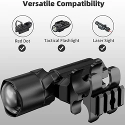 Soporte linterna escopeta Picatinny QD – Mossberg 500/590, Maverick 88