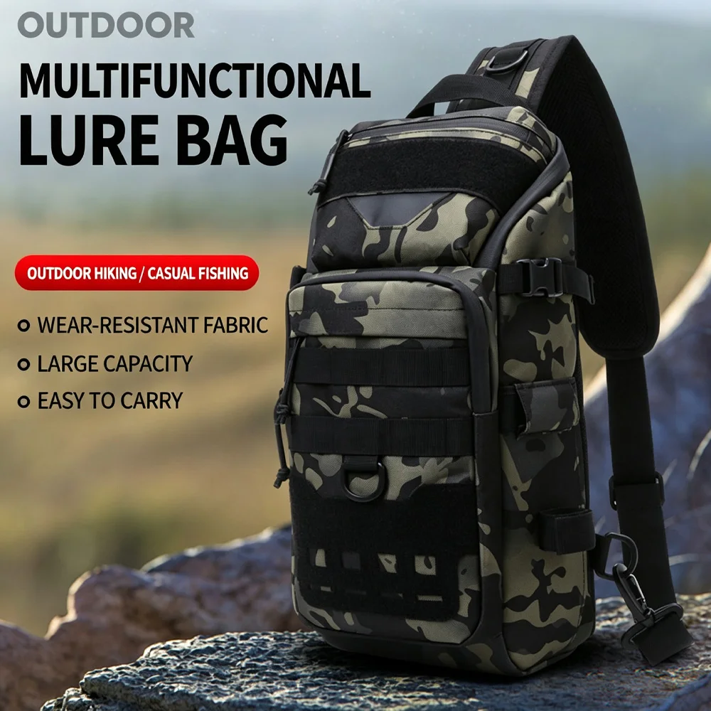 Bolsa Bandolera Táctica MOLLE AVA380 para Motociclismo y Aventura