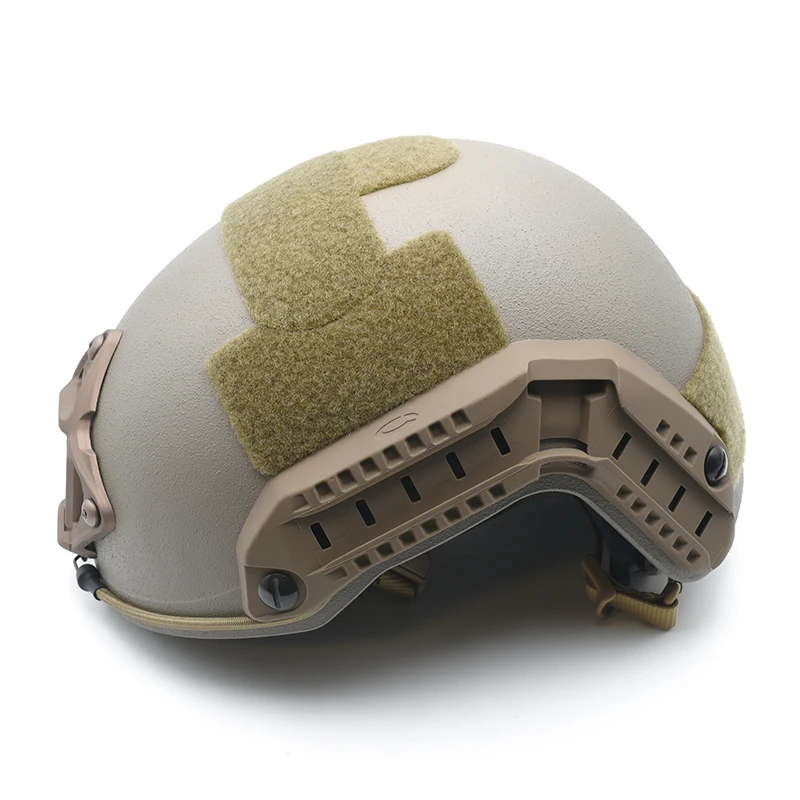 Casco táctico vista superior