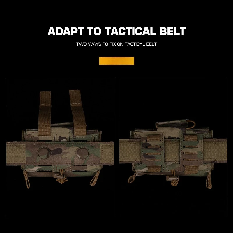 Bolsa médica táctica MOLLE V3 MD2 IFAK compacta para airsoft