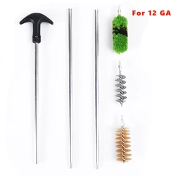Kit limpieza escopeta 12 GA cepillos aluminio para caza profesional