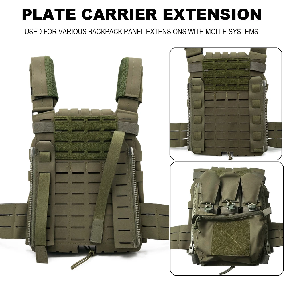 Adaptador MOLLE con cremallera para panel trasero FCPC - imagen 3