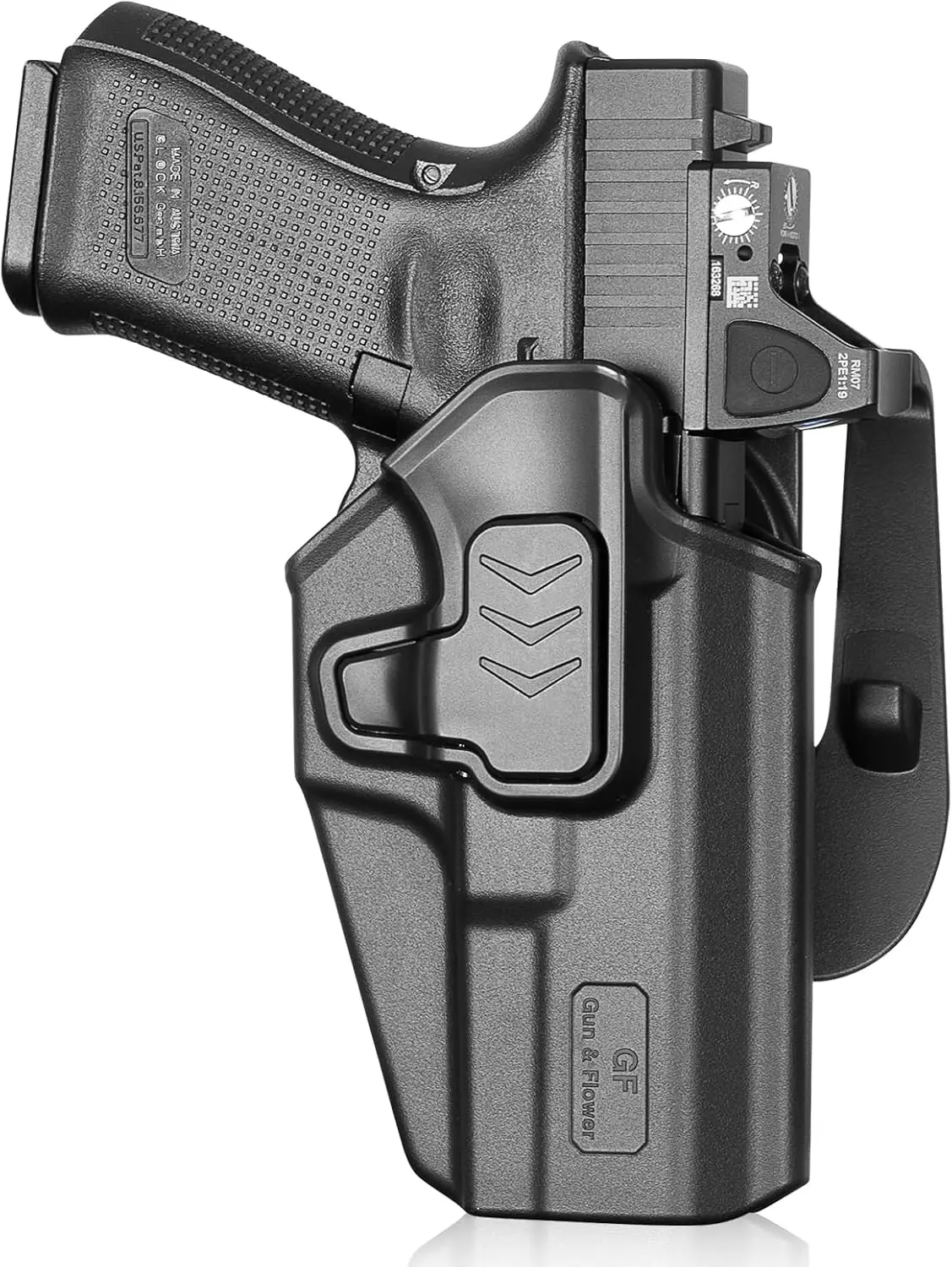 Funda OWB táctica Glock nivel II exterior cinturón mano derecha - imagen 5