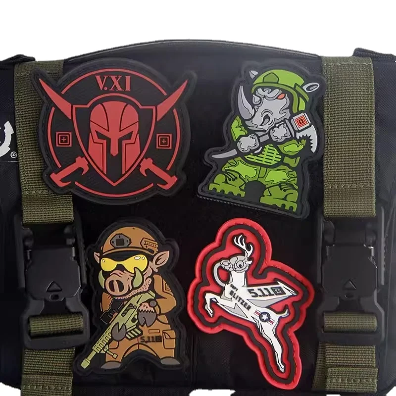 Parche táctico espada PVC 3D – Aplique para chaleco y mochila - imagen 3