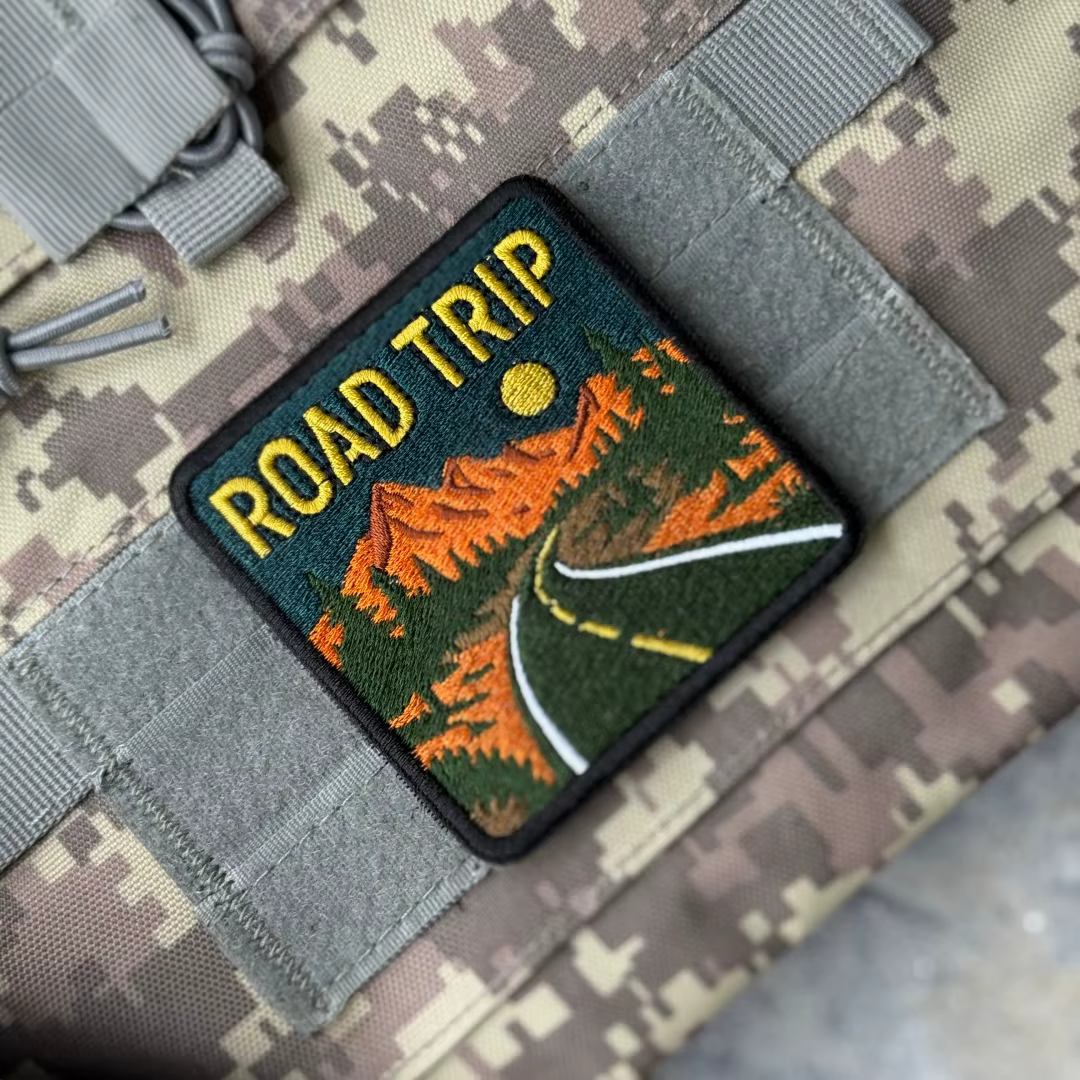 Parche táctico bordado gancho y bucle para mochila militar