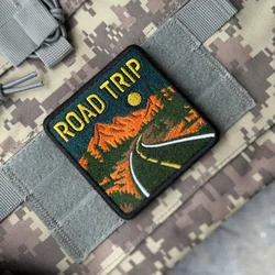 Parche táctico bordado gancho y bucle para mochila militar