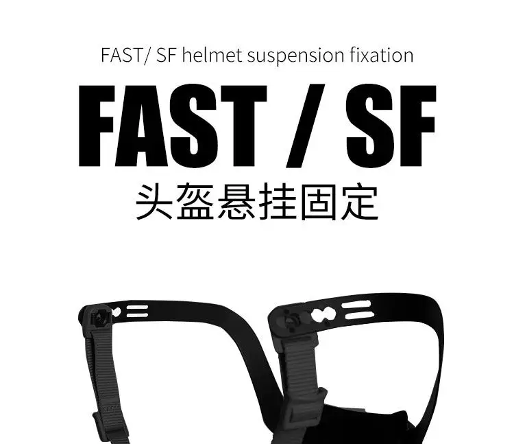 Suspensión y fijación para casco FAST/SF