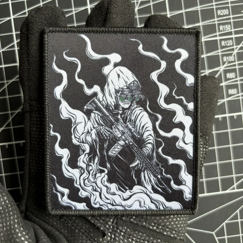 Parche táctico en mochila