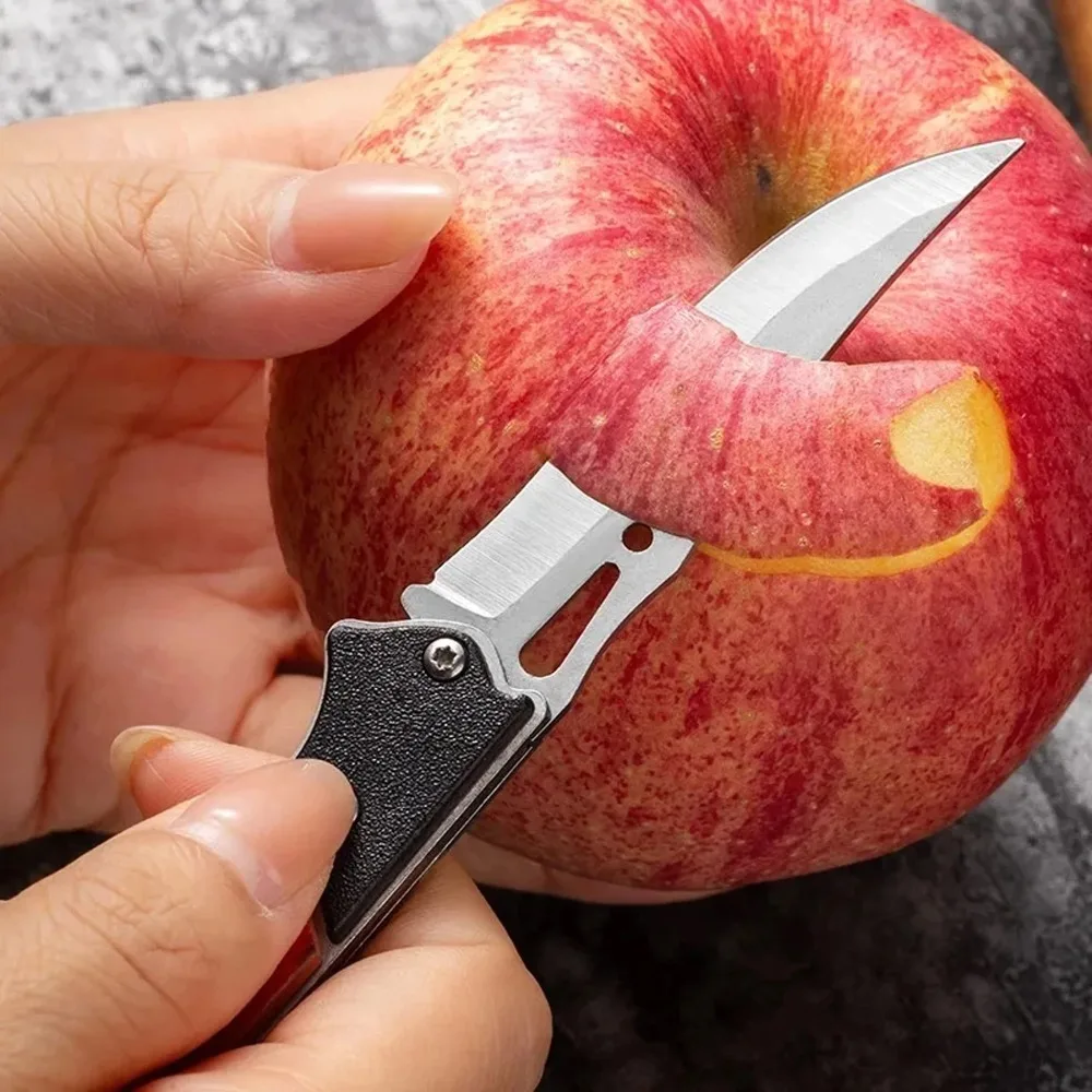 Navaja plegable con mango de madera y hoja de acero inoxidable - imagen 5