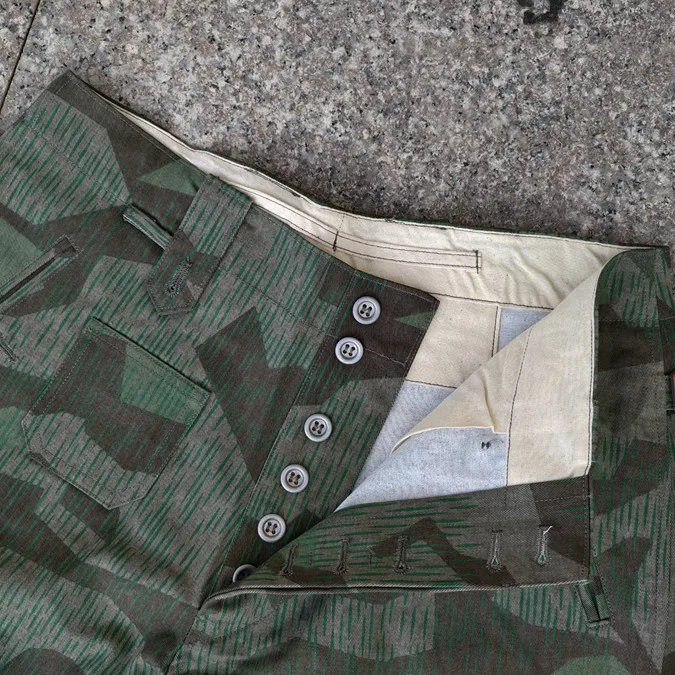 Uniforme militar M43 alemán camuflaje dividido capitán con pantalón - imagen 3