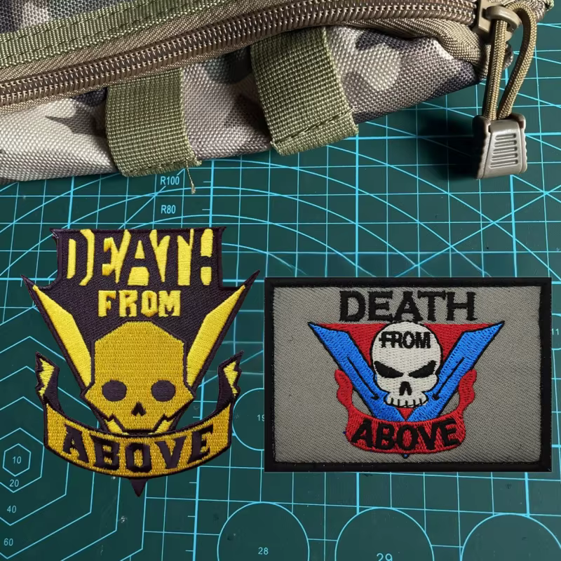 Parche Morale Death from Above Starship Troopers detalle