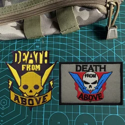 Parche táctico Death From Above – Fijación MOLLE Airsoft