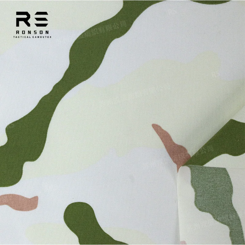 Tela táctica camuflaje Tundra francés nailon Oxford para chaleco - imagen 5