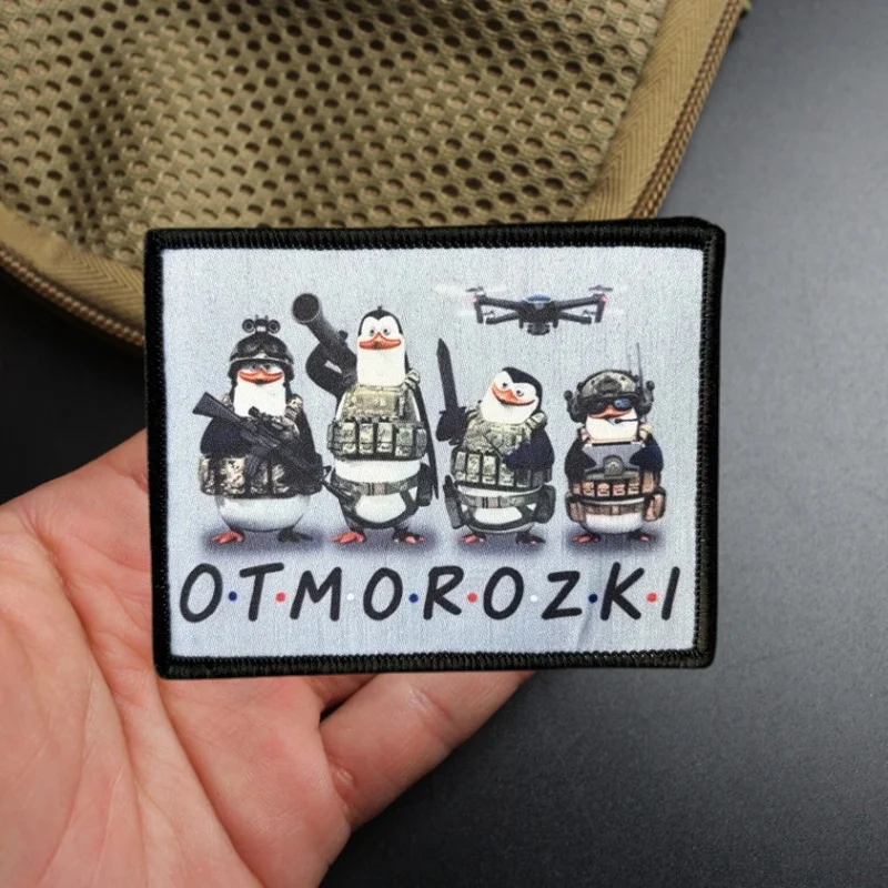 Parche táctico auto-adhesivo pingüino moral militar para ropa - imagen 5