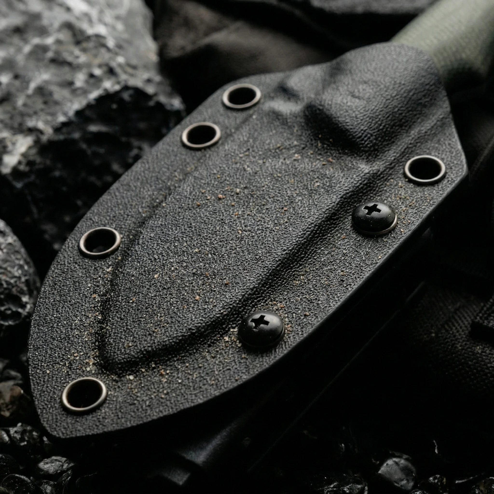 Cuchillo fijo táctico de acero portátil para camping y emergencias - imagen 3