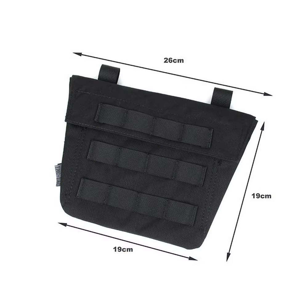 Bolsa táctica MOLLE frontal protección abdominal y entrepierna - imagen 2