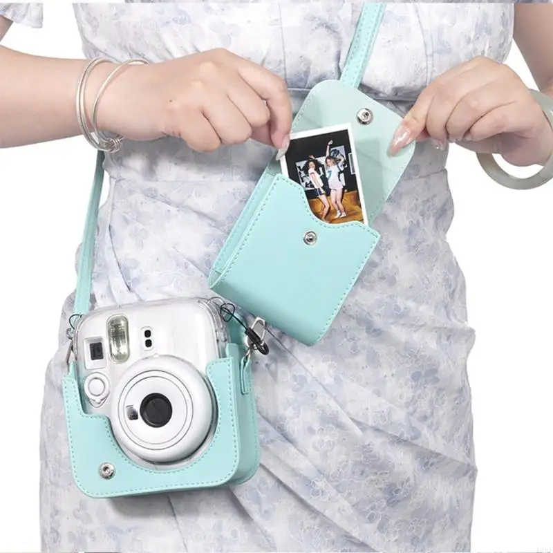 Estuche de almacenamiento PU universal Mini/SQ para película fotográfica - imagen 4