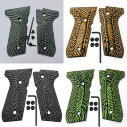 Empuñaduras G10 Beretta 92fs M9 – Tamaño completo textura Sunburst