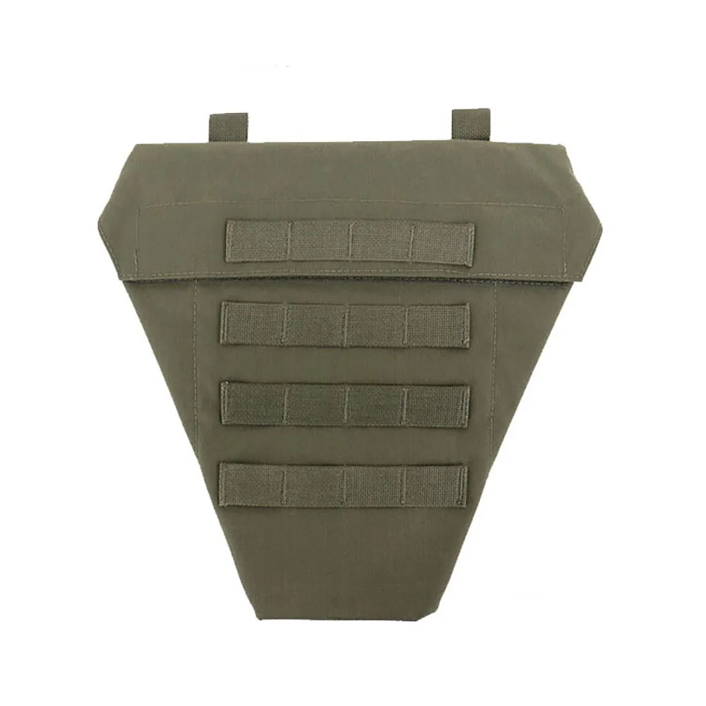 Detalle del sistema MOLLE en el protector de ingle
