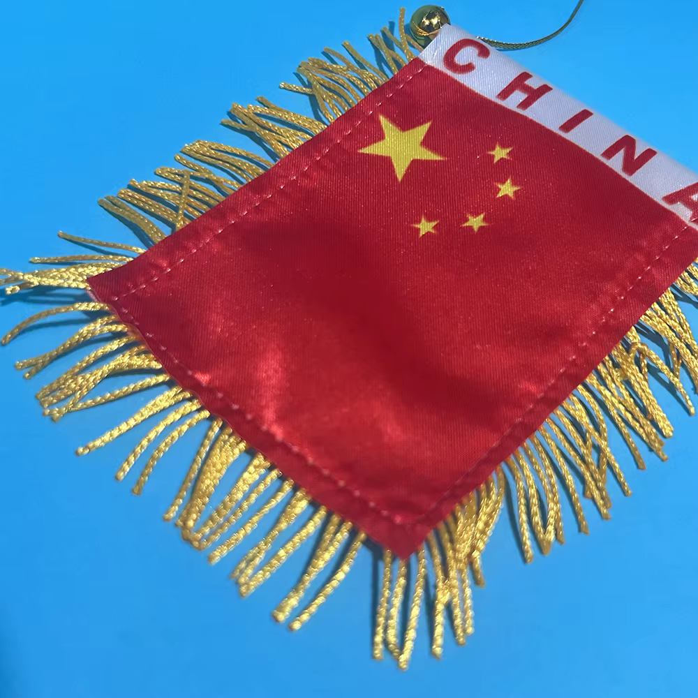 Bandera para ventana de coche de China impresa por ambos lados