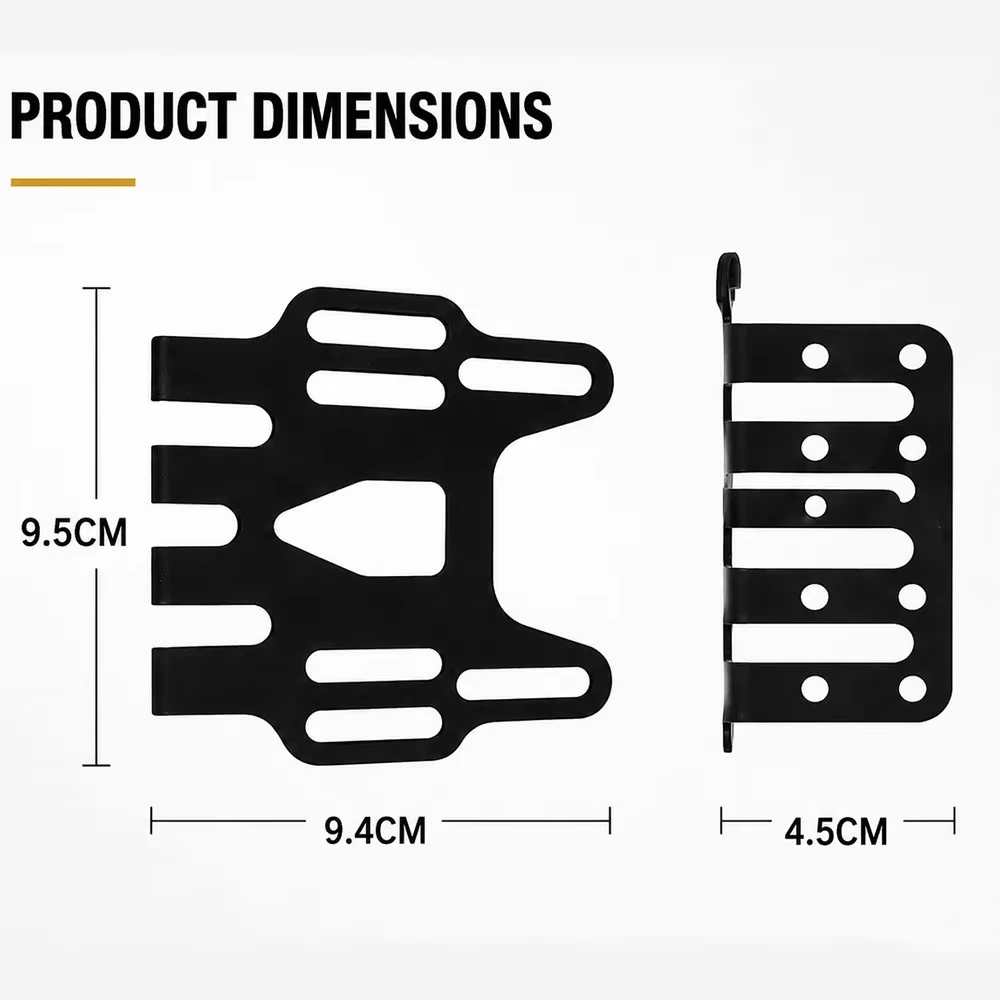 Adaptador MOLLE ajustable para soporte táctico de funda de pistola - imagen 5