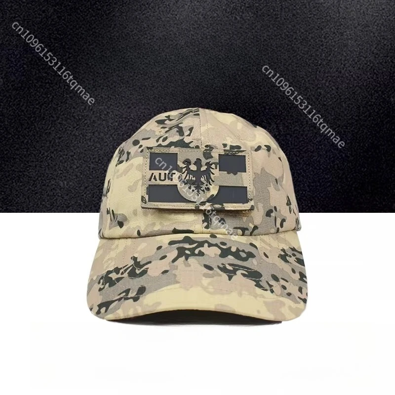 Gorra camuflaje táctica protección solar para exterior y pesca - imagen 3