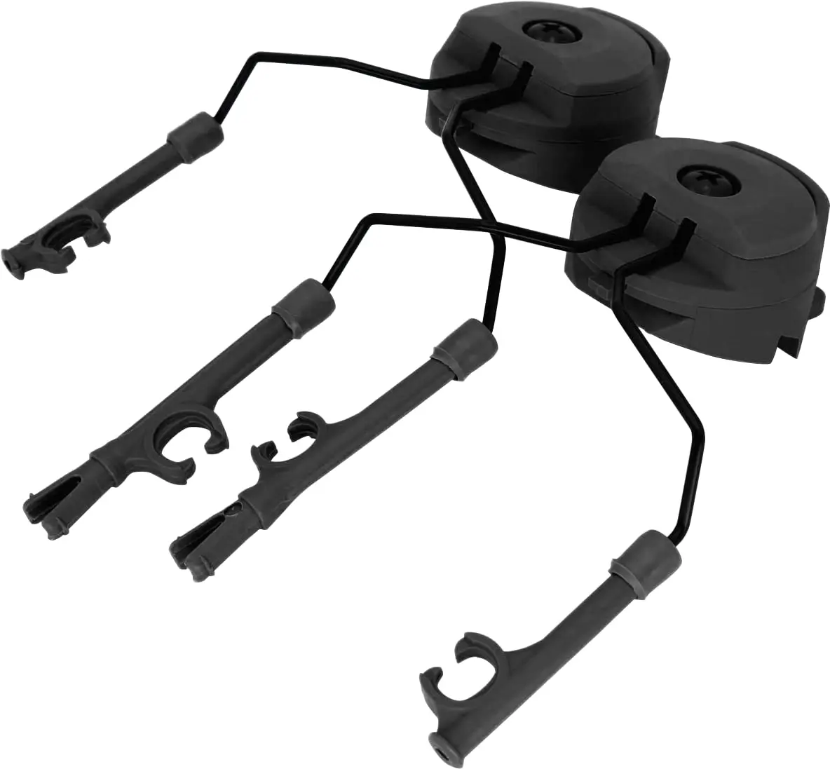 Vista del adaptador de riel y sistema de encaje