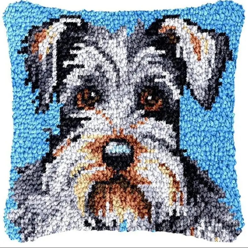 Kit de ganchillo principiantes Smyrna: almohada y alfombra animales - imagen 5
