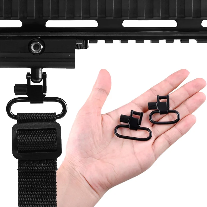 Soporte giratorio para correa de rifle Tri-lock anilla metal - imagen 5