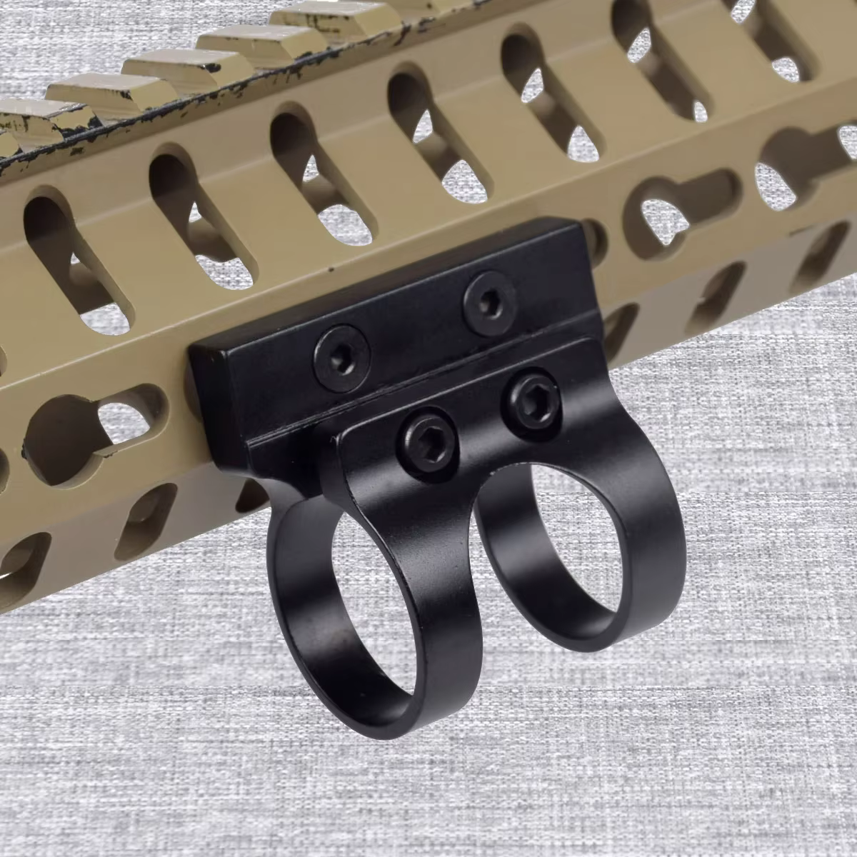 Montura linterna táctica M-LOK KEYMOD 1 pulgada 45°