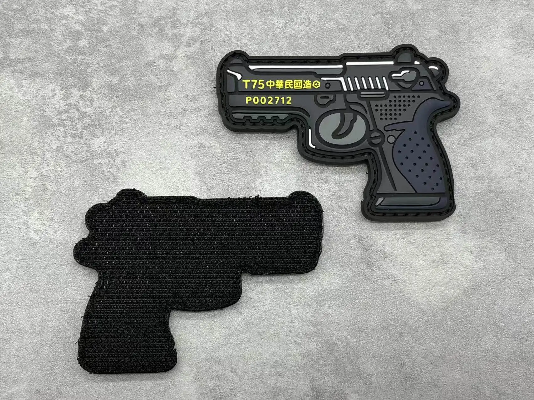 Parche para el brazo con velcro (gancho y bucle)