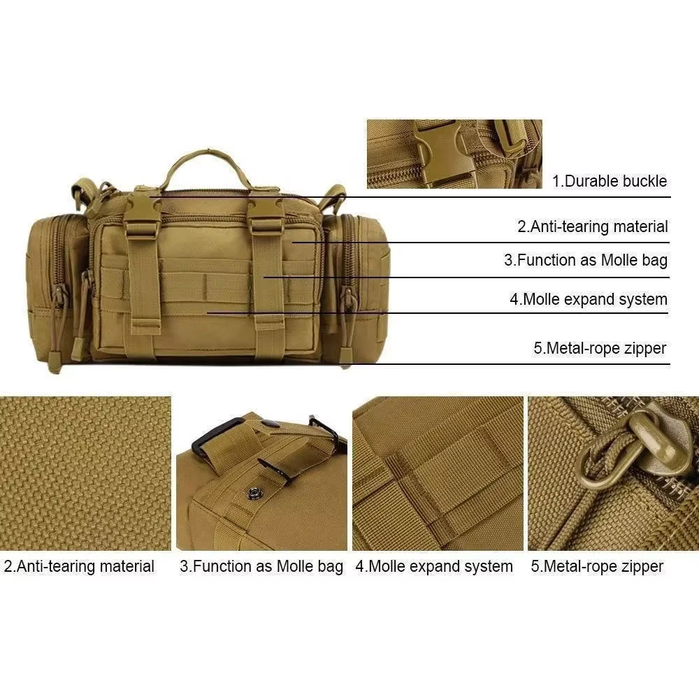 Riñonera táctica MOLLE impermeable para cámara EDC - imagen 4