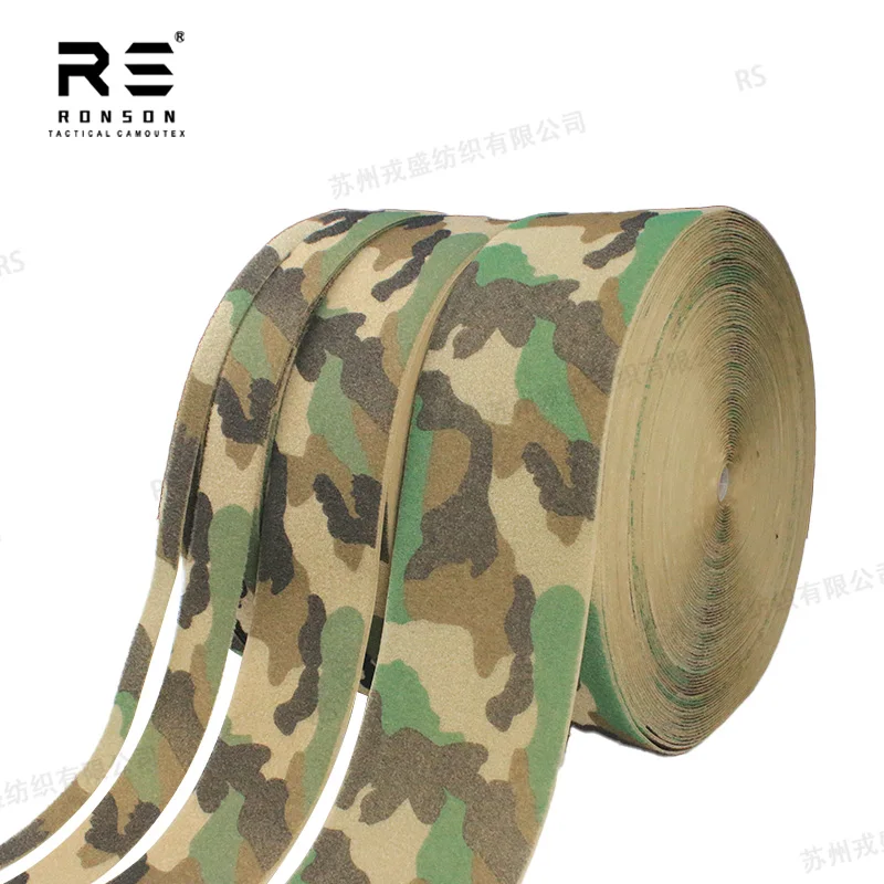 M81 Woodland cinta de sujeción bucle Velcro nylon camuflaje ecológico - imagen 3
