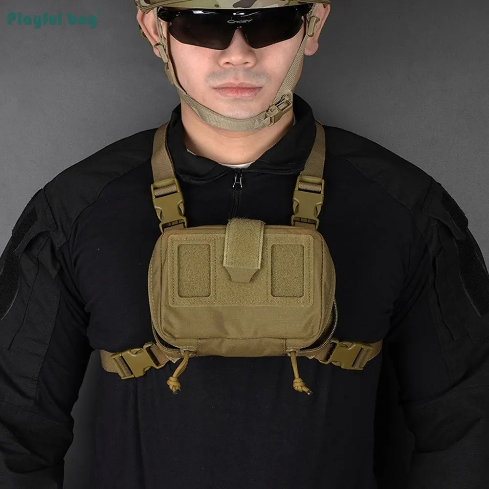 Bolsa táctica plegable Molle para teléfono móvil y airsoft caza - imagen 2