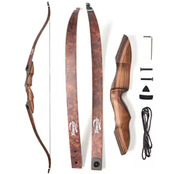 Arco recurvo TOPARCHERY 60\" 20-60 lbs diestro – Práctica y competición