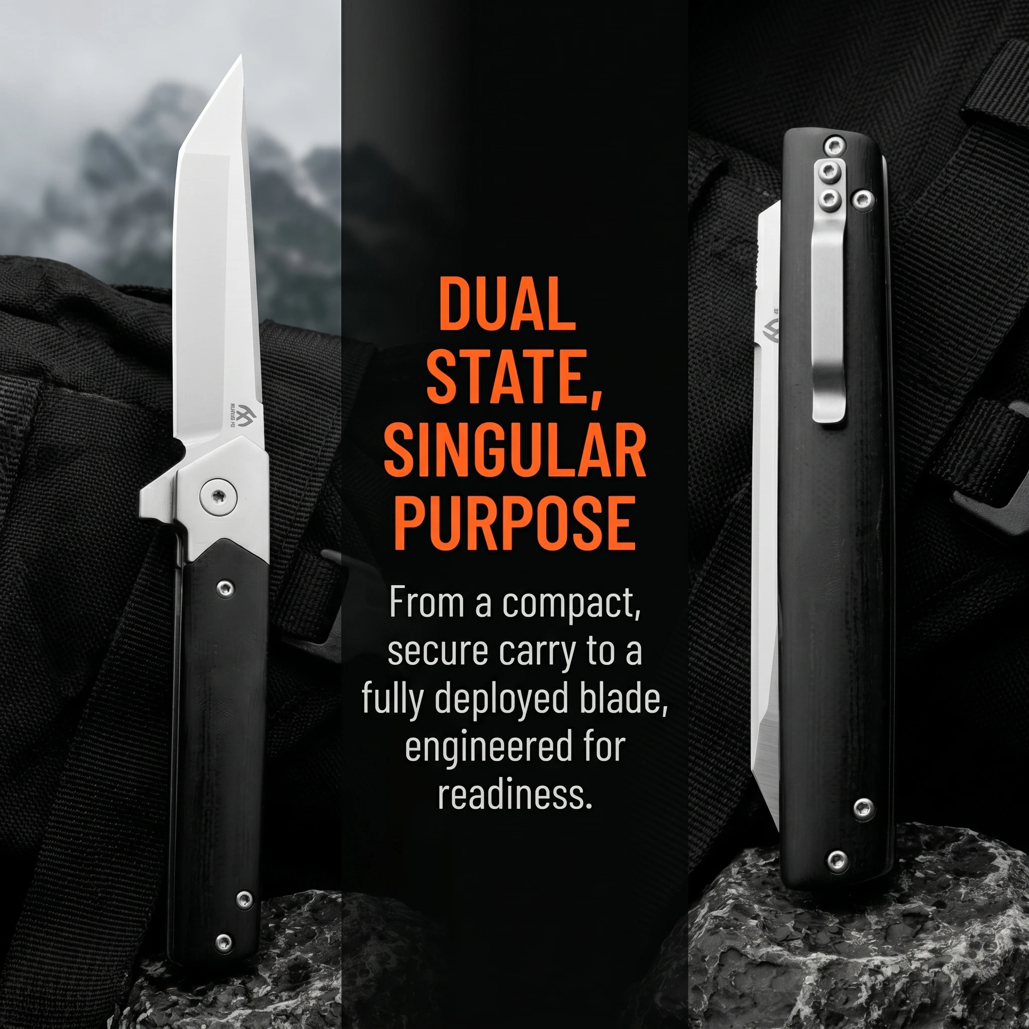 Cuchillo plegable táctico G10 multifunción para outdoor y uso diario - imagen 3