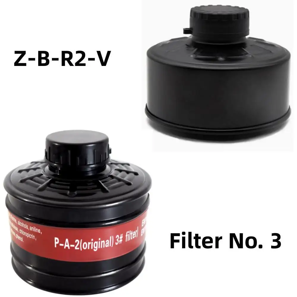 Filtro de gas para máscara antigás – cartucho respirador repuesto - imagen 2