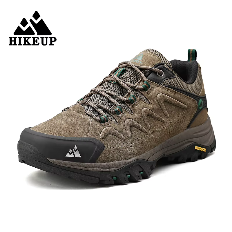 HIKEUP Botas Senderismo Cuero – trekking outdoor hombre - imagen 2