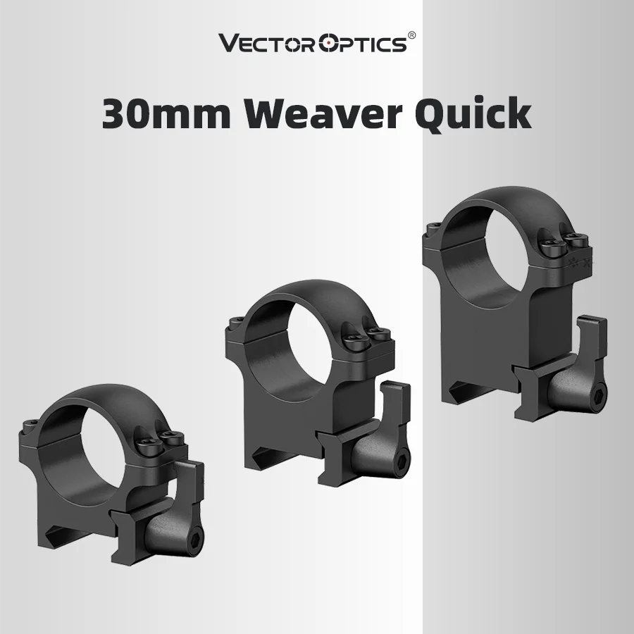 Vector Optics anillas Picatinny Weaver para mira telescópica bajas - imagen 5
