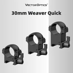 Vector Optics anillas Picatinny Weaver para mira telescópica bajas