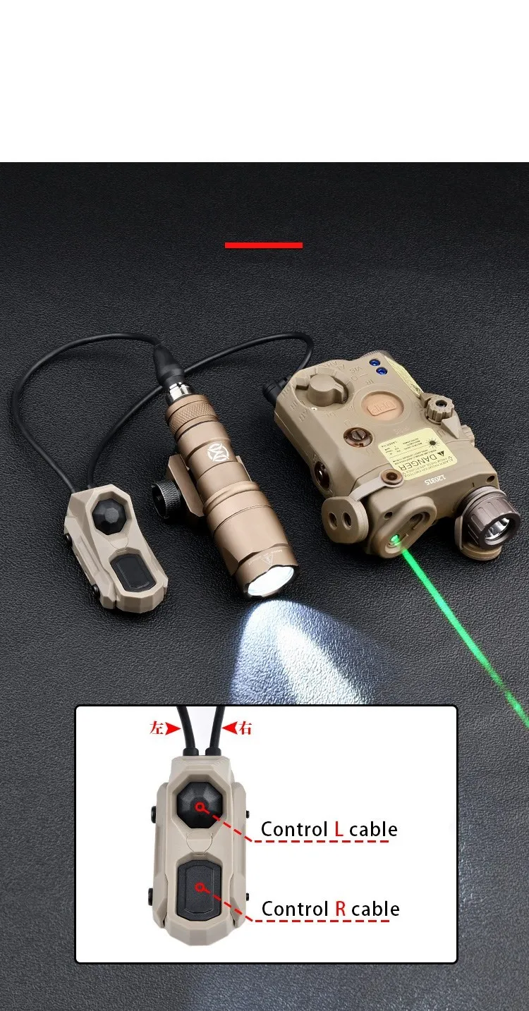 Detalle de accesorios y cableado