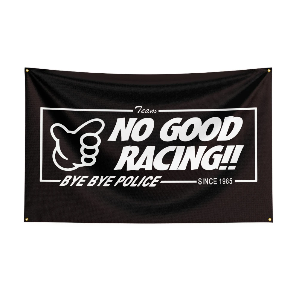 Bandera decorativa para coches de carreras No Good Racing mural - imagen 5
