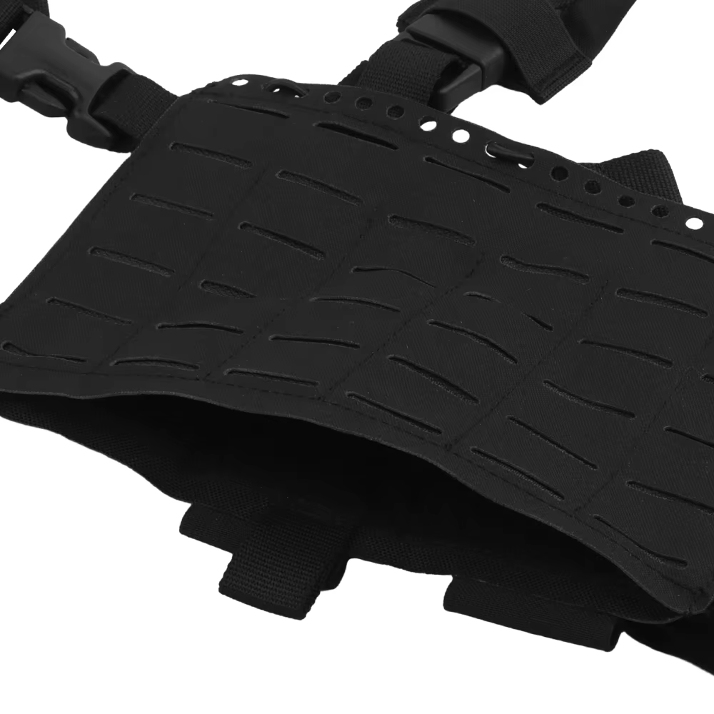 Chaleco táctico Alpha MOLLE panel doble dividido para airsoft - imagen 4