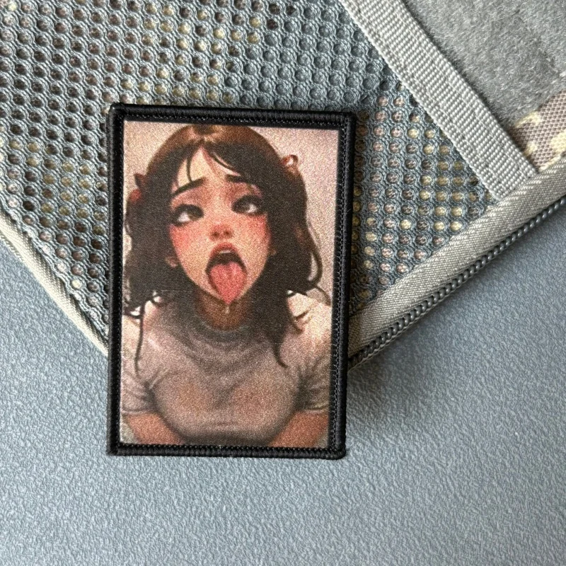 Parche táctico anime de insignia moral con velcro, mochila y brazalete - imagen 2