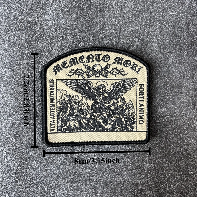 Parche táctico militar Arcángel Miguel – insignia moral con velcro - imagen 2