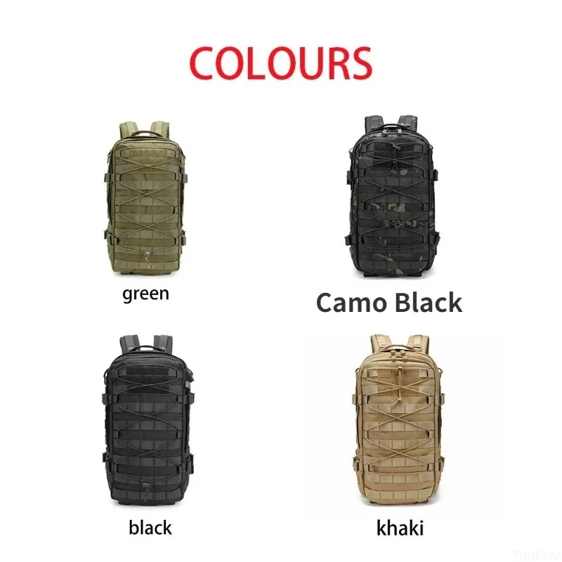 Mochila táctica militar ripstop 30L impermeable MOLLE exterior - imagen 2