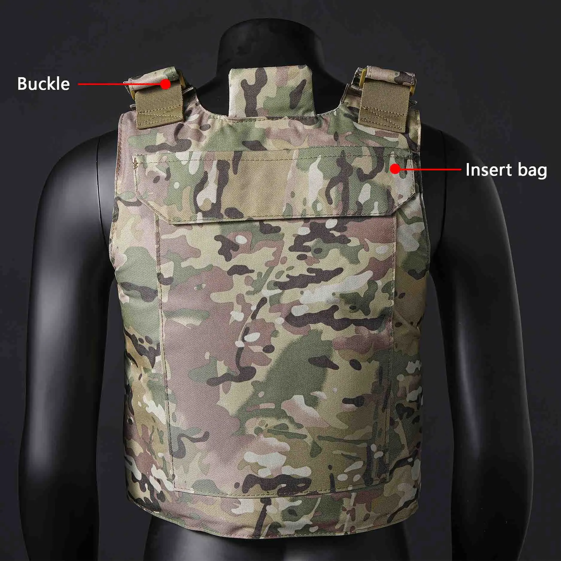Chaleco visto de frente para entrenamiento exterior