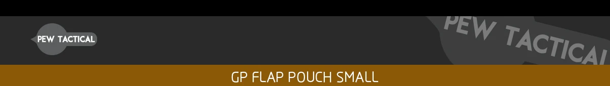 Bolsa táctica pequeña con solapa