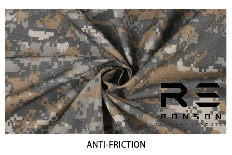 Rollos tela ripstop camuflaje UCP en almacén