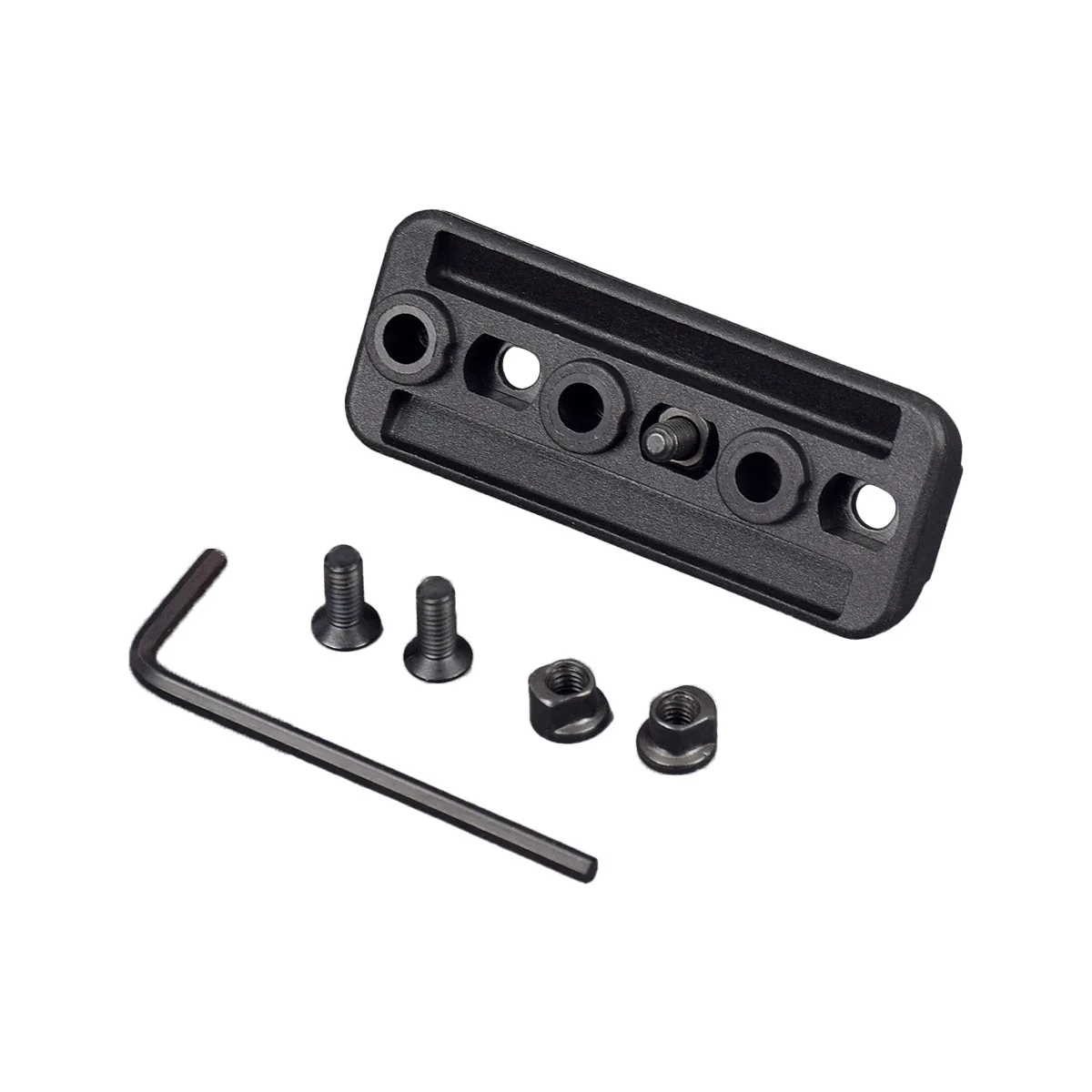 Adaptador KeyMod 20 mm para bípode táctico